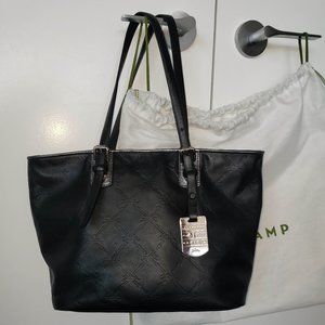 LONGCHAMP Leather Tote Bag Black